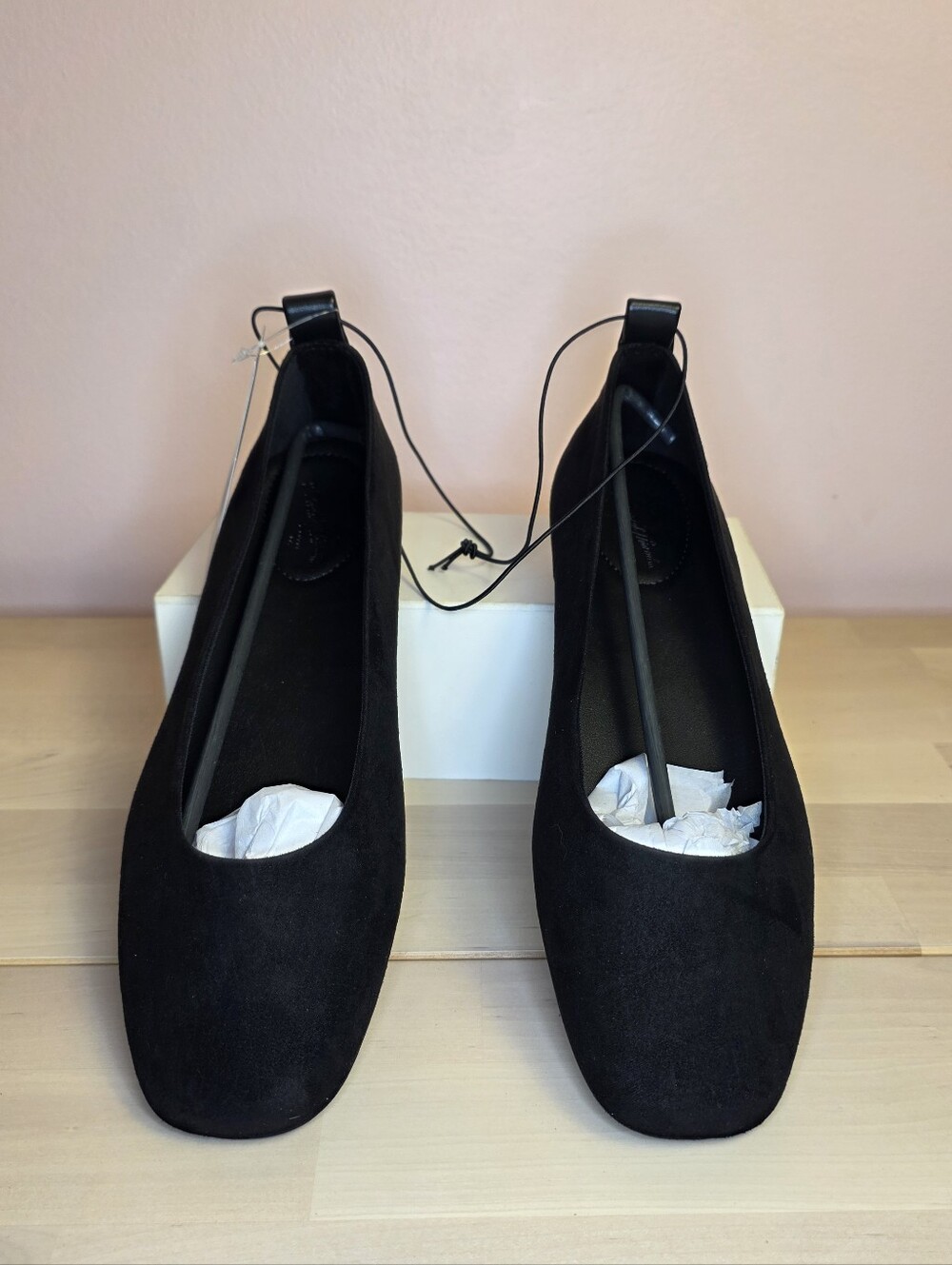 Target Black Square-Toe Ballet Flats